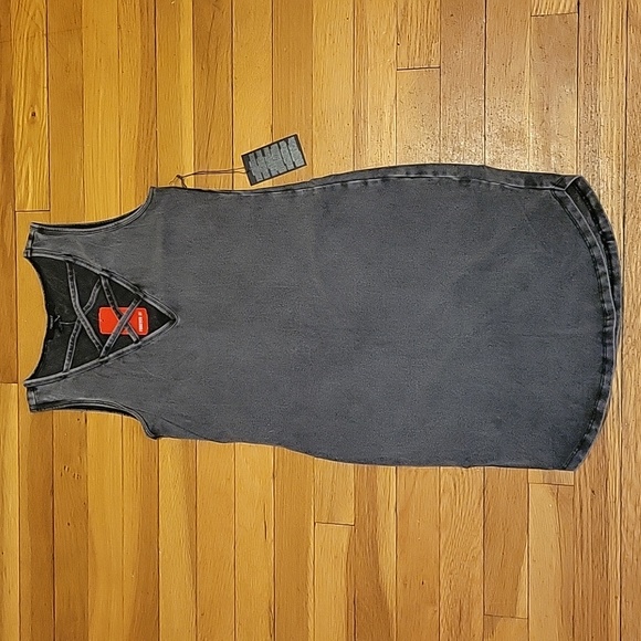 Forever 21 | Dresses | Forever 2 Gray Lace Up Mini Dress Xs | Poshmark
